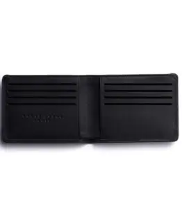 Black Minimalist Wallet by Carré Royal Open (LA902 Noir)