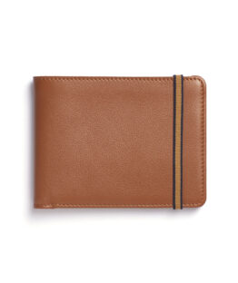 Portefeuille Minimaliste Gold en Cuir de Carré Royal de face (LA902 Gold)