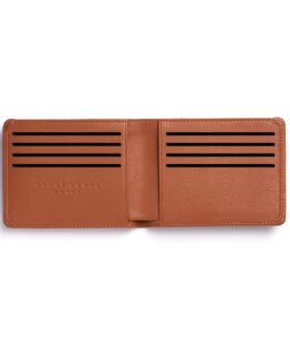 Portefeuille Minimaliste Gold en Cuir de Carré Royal ouvert (LA902 Gold)