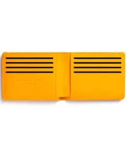 Yellow Minimalist Wallet by Carré Royal Open (LA902 Jaune)
