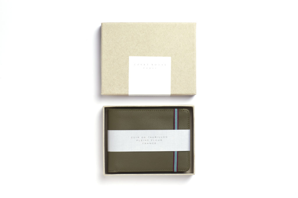 Kaki Minimalist Wallet by Carré Royal Box (LA902-Kaki)