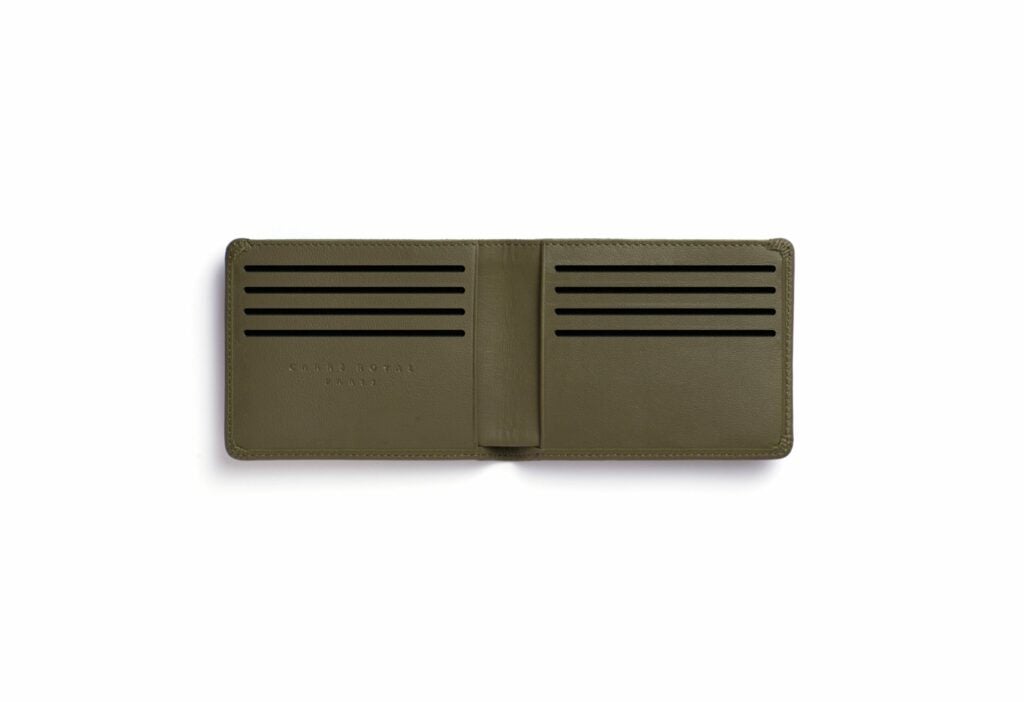 Kaki Minimalist Wallet by Carré Royal Open (LA902 Kaki)