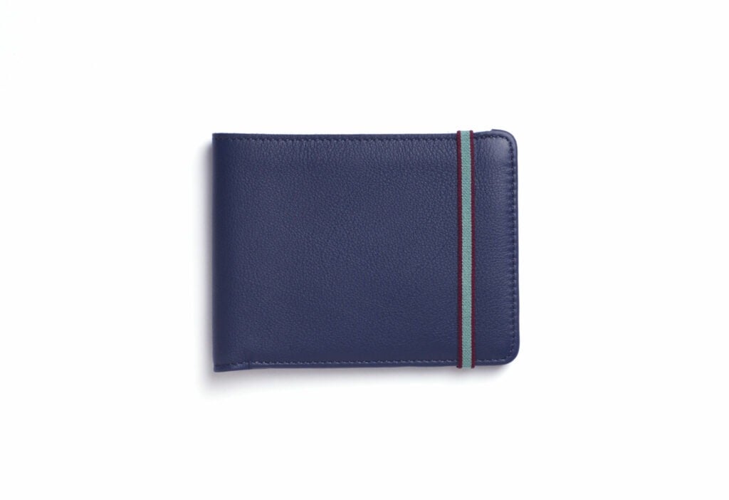 Navy Minimalist Wallet by Carré Royal Front (LA902 Marine)