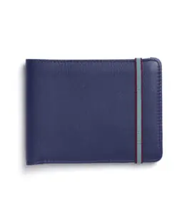 Navy Minimalist Wallet by Carré Royal Front (LA902 Marine)