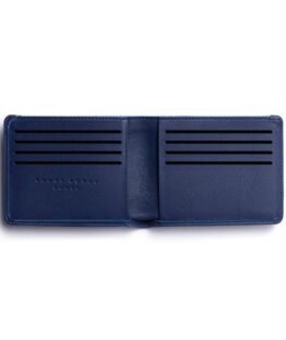 Navy Minimalist Wallet by Carré Royal Open (LA902 Marine)