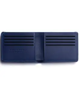 Navy Minimalist Wallet by Carré Royal Open (LA902 Marine)