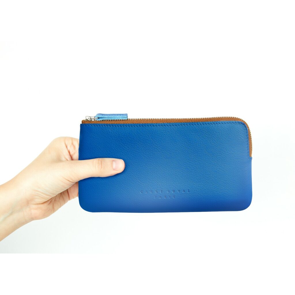 Light Blue Pouch Carré Royal