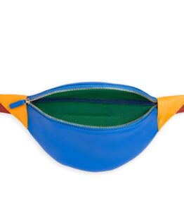 Multicolor Bumbag in Calfskin Leather by Carré Royal Open (AT870 Multico)