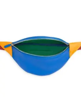 Banane en Cuir Multicouleur de Veau par Carré Royal ouvert (AT870 Multico)